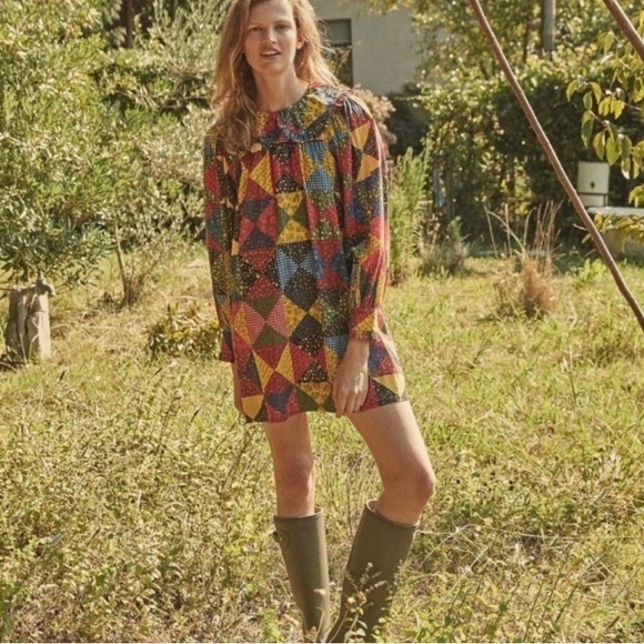 Doen Adalina Patchwork Dress - Picture 1 of 9